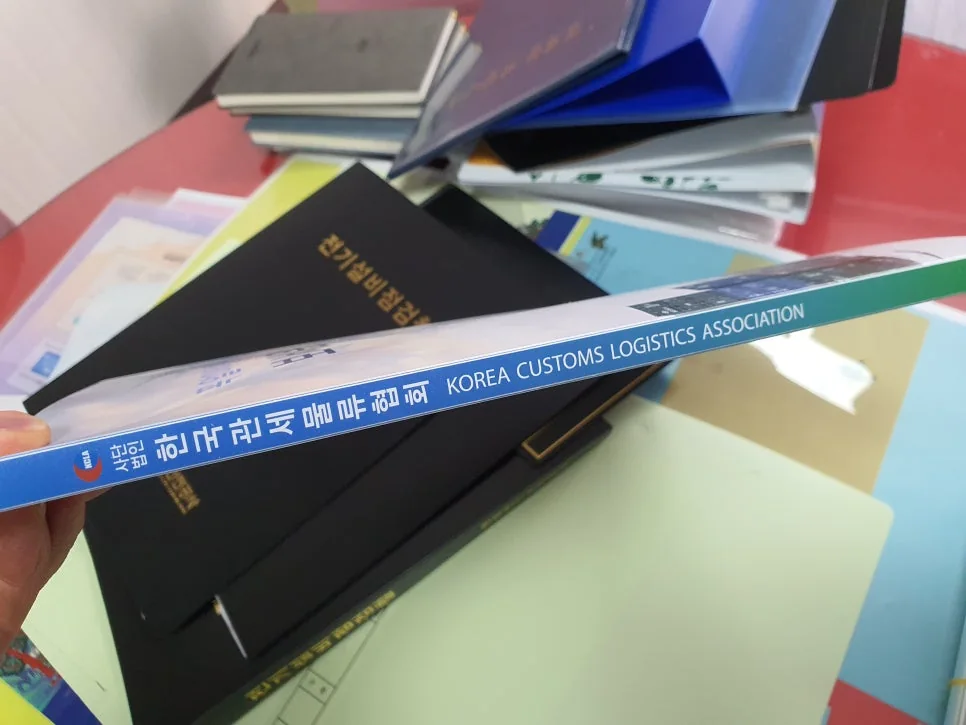 클리어화일 A4 규격 완성품 상세 3