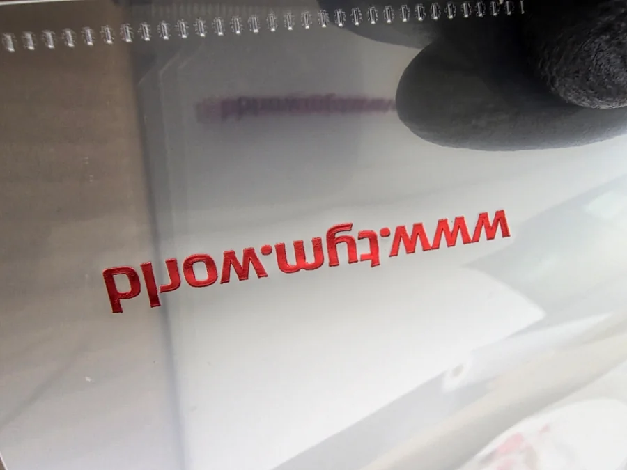 L홀더화일 적박인쇄 · 투명 원단 제작사례
