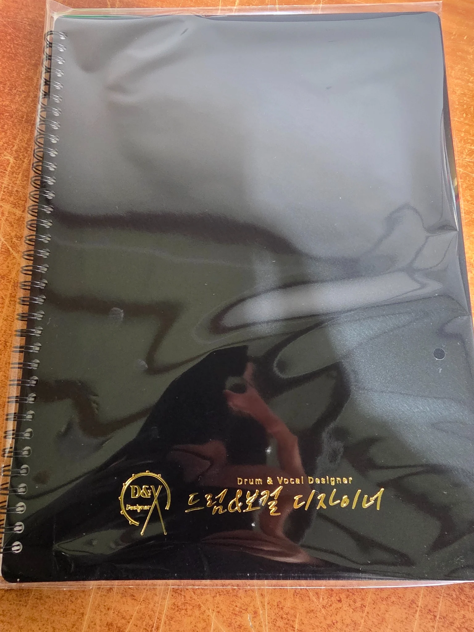 금박 로고 인쇄 검정색 주문제작 악보화일 사례